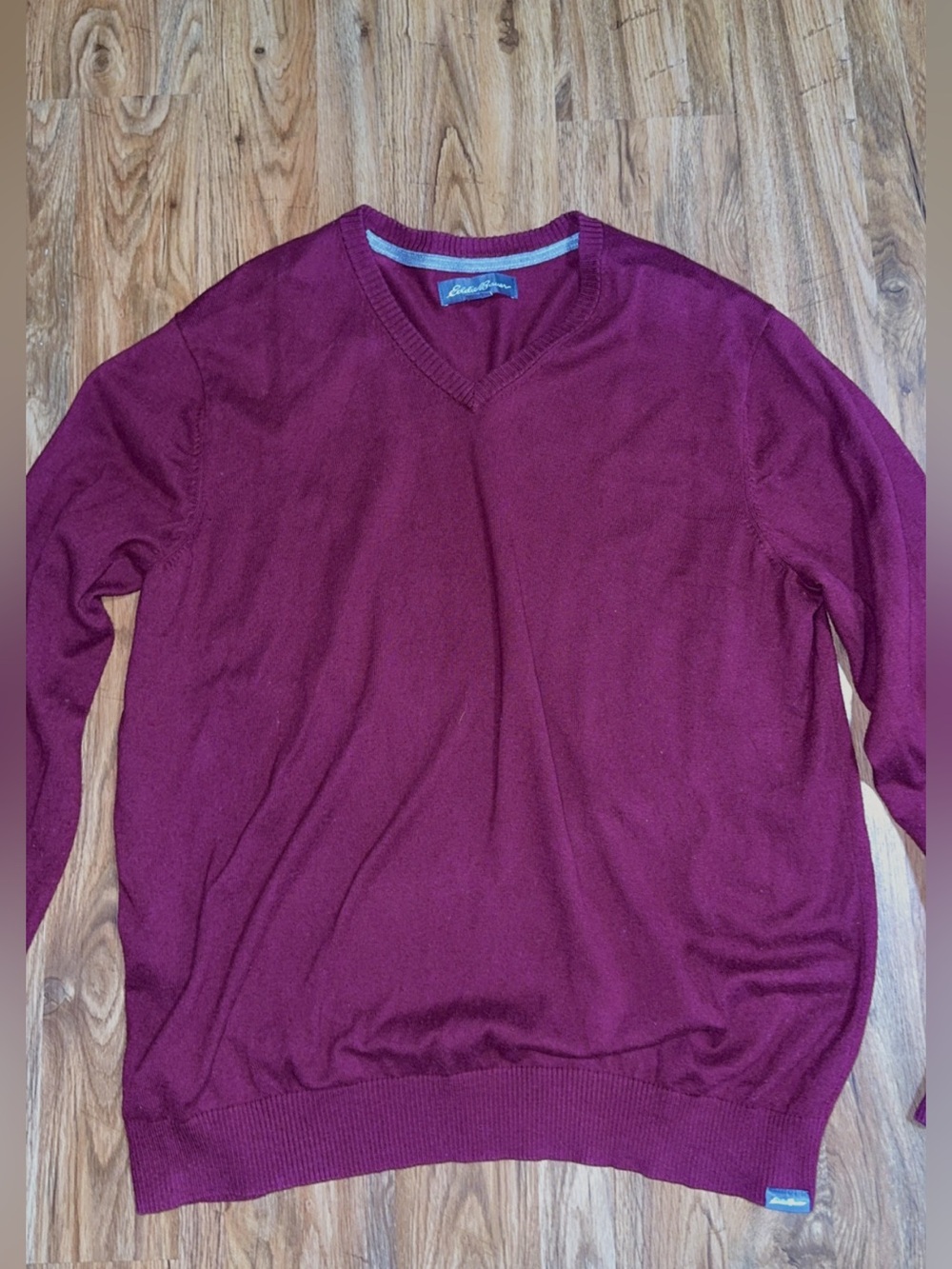 Eddie Bauer V-Neck Pullover Knit Sweater